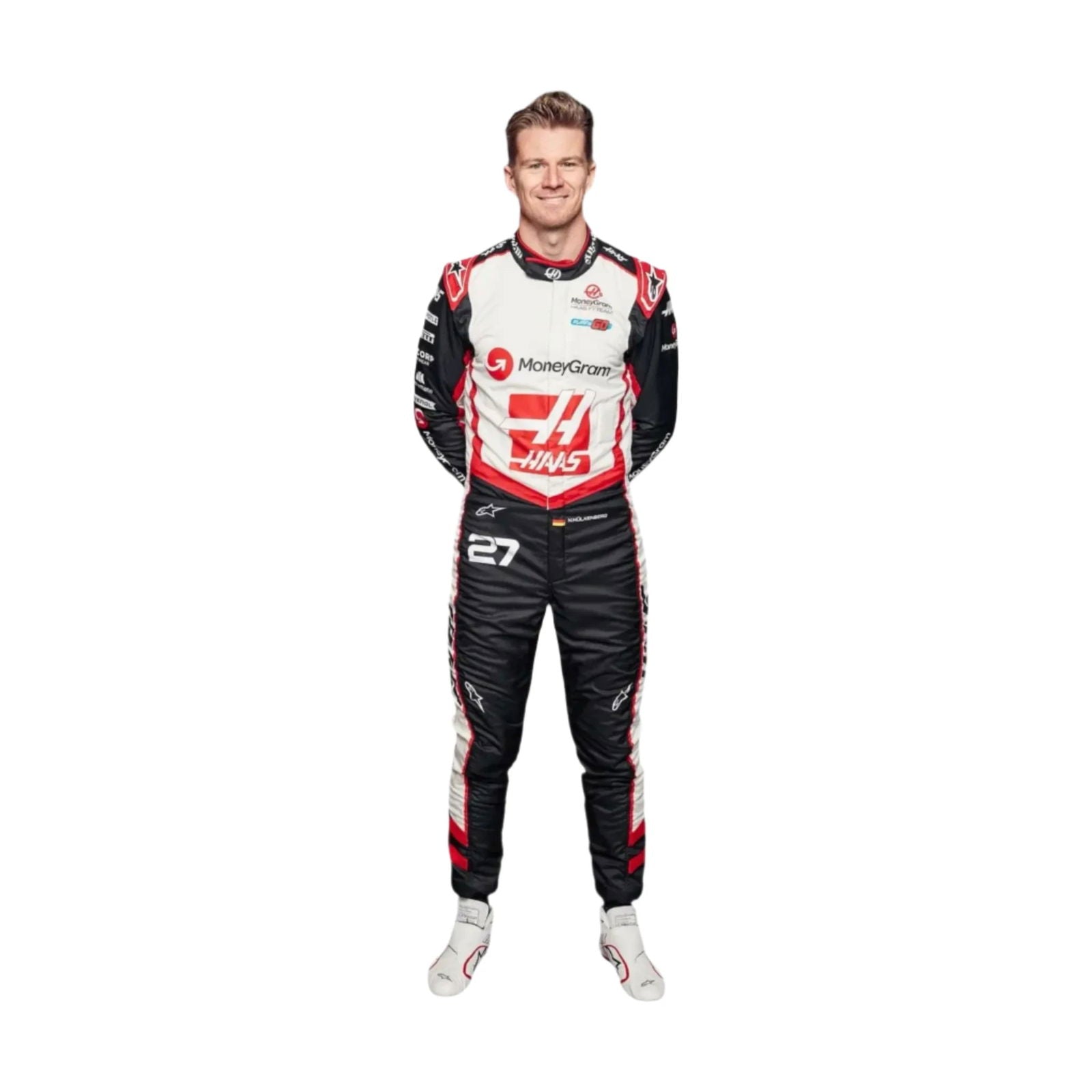 2024 Kevin Magnussen Nico Hulkenberg Haas F1 Team Race Suit - Speedxcrafts