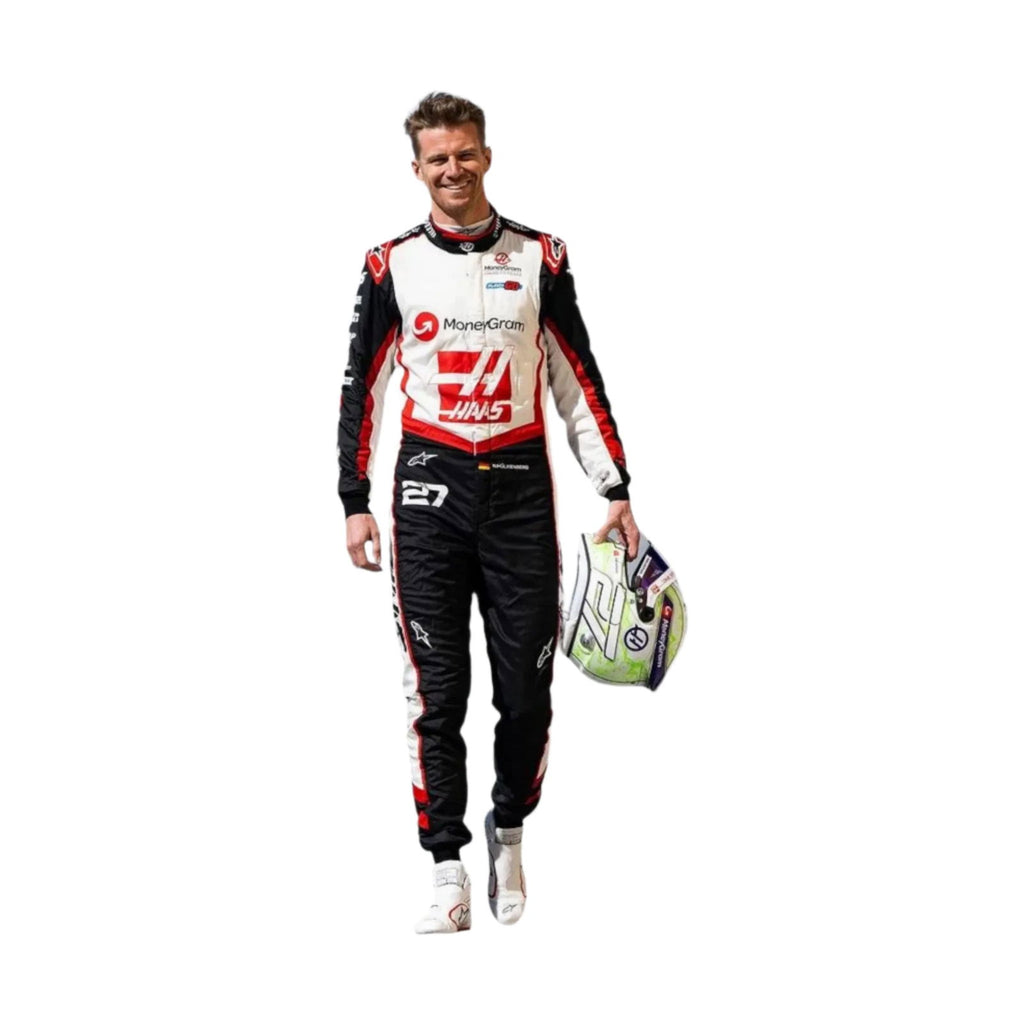 2024 Kevin Magnussen Nico Hulkenberg Haas F1 Team Race Suit - Speedxcrafts