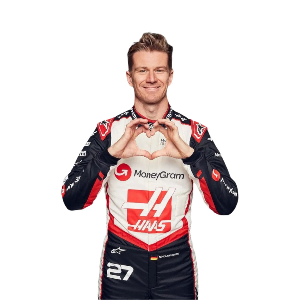 2024 Kevin Magnussen Nico Hulkenberg Haas F1 Team Race Suit - Speedxcrafts