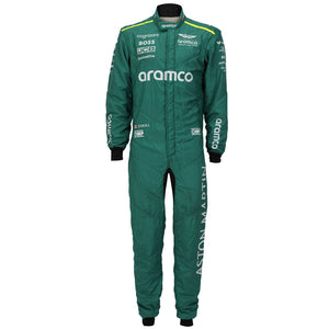 2024 Lance Stroll Replica Race Suit | Aston Martin F1 Team - Speedxcrafts