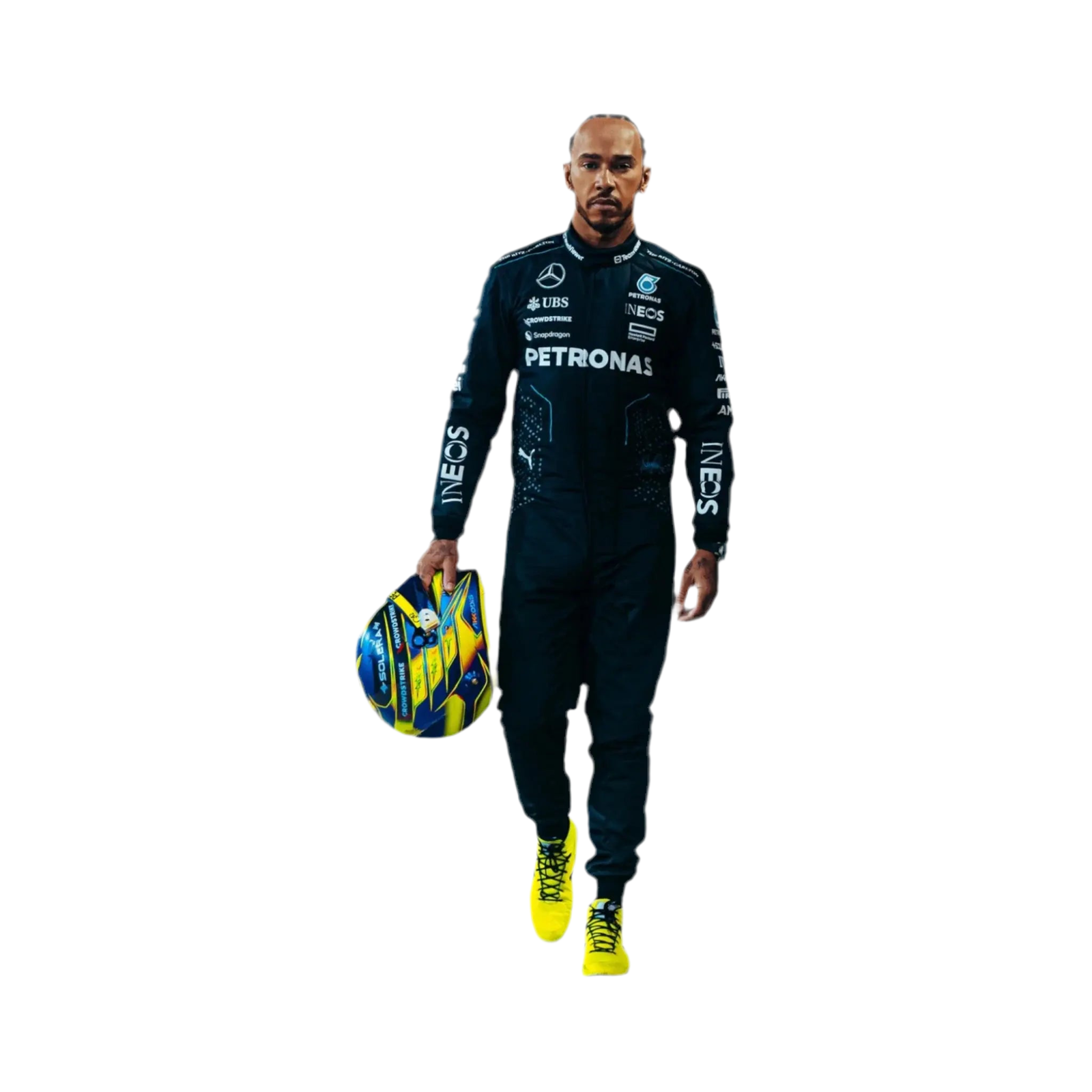 2024 Lewis Hamilton Replica Suit | Mercedes AMG F1 Team Merchandise - Speedxcrafts
