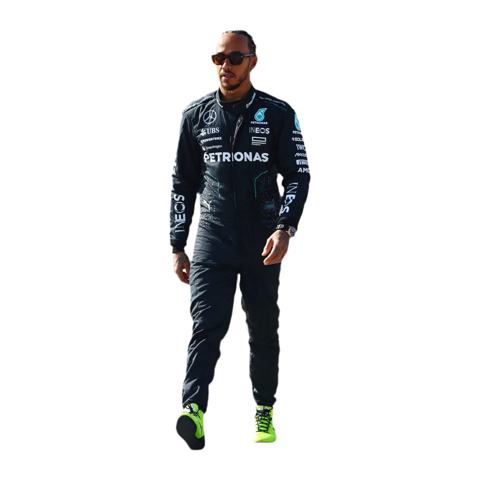 2024 Lewis Hamilton Replica Suit | Mercedes AMG F1 Team Merchandise - Speedxcrafts