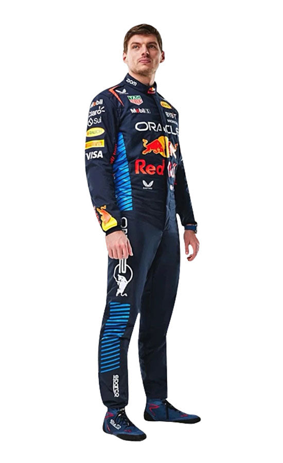 2024 Max Verstappen Replica Racing Suit | Red Bull Racing Team - Speedxcrafts