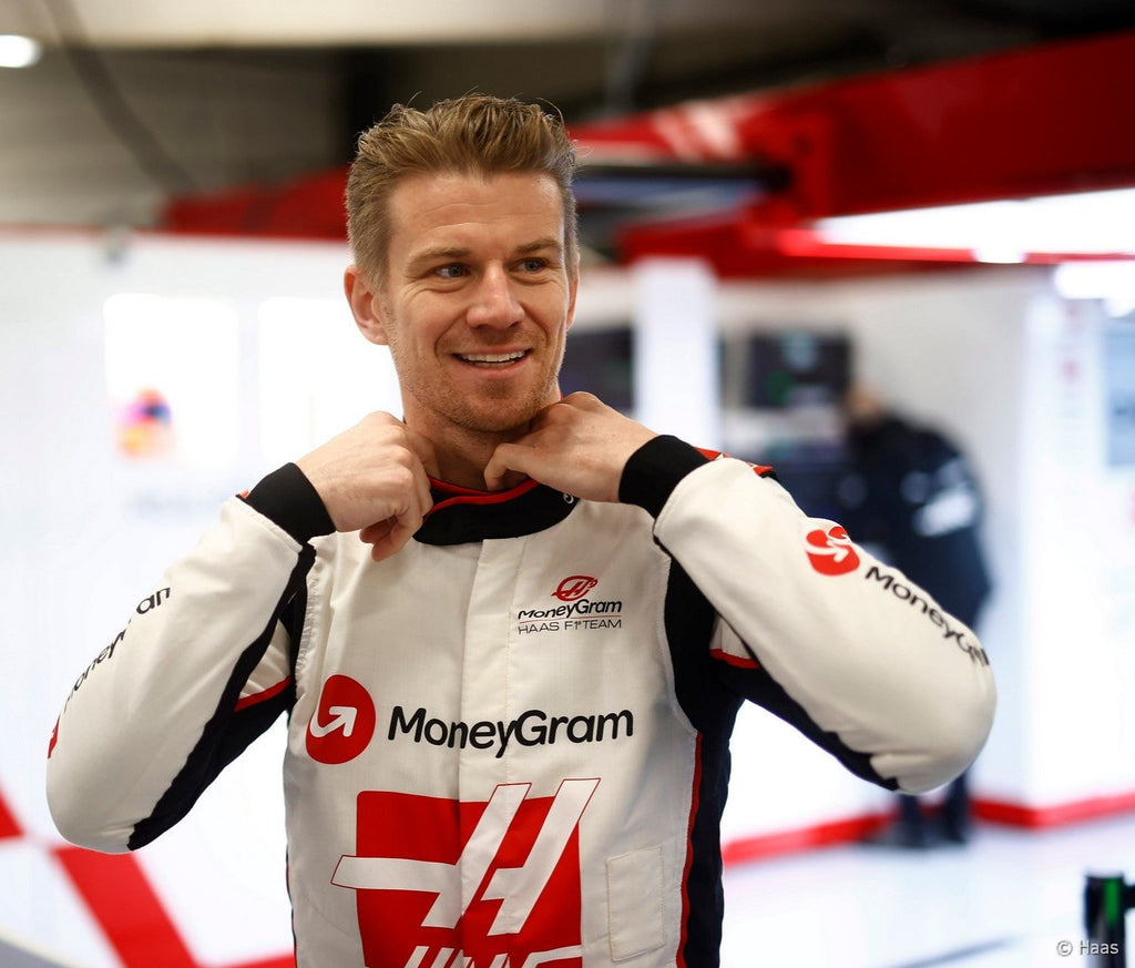2024 Nico Hülkenberg Replica Race Suit | Haas F1 Team – Speedx Crafts