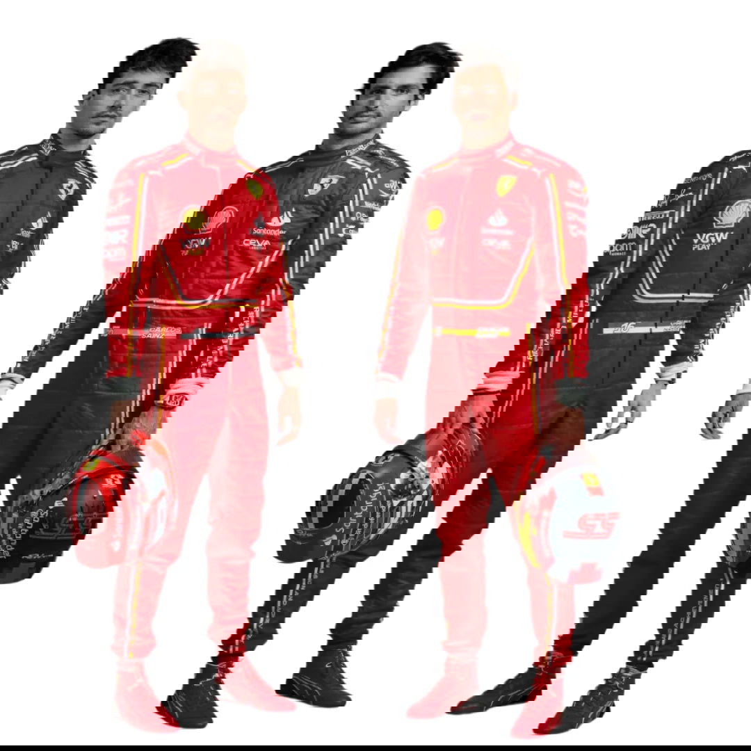 2024 Scuderia Ferrari Replica Race Suit | Official Team Merchandise - Speedxcrafts