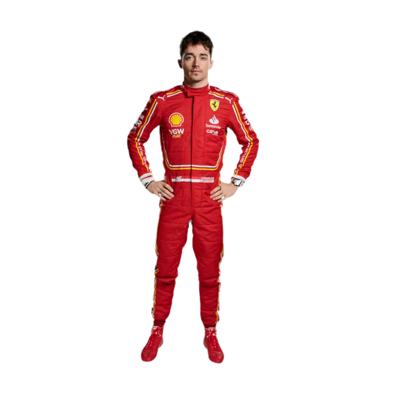 2024 Scuderia Ferrari Replica Race Suit | Official Team Merchandise - Speedxcrafts