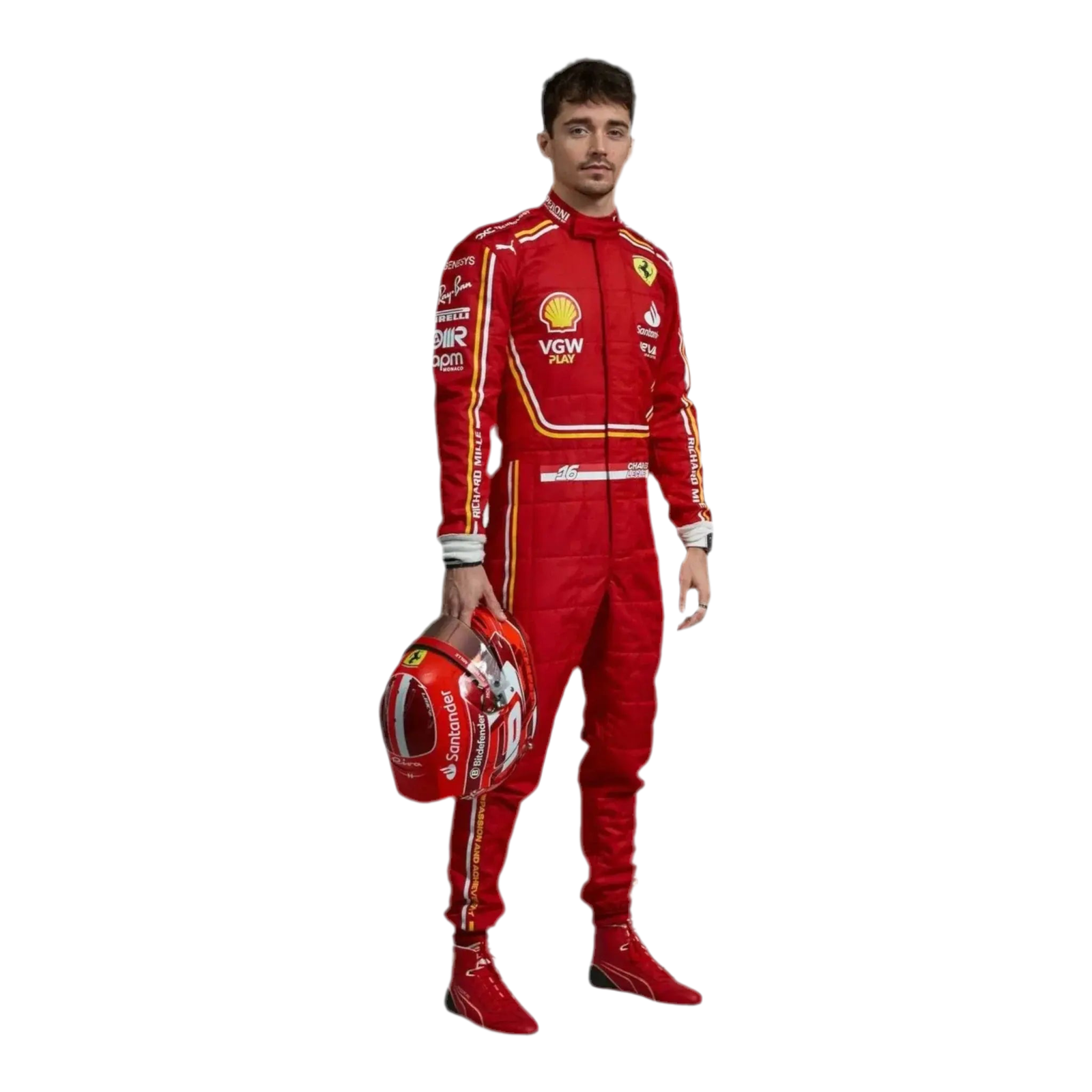 2024 Scuderia Ferrari Replica Race Suit | Official Team Merchandise - Speedxcrafts