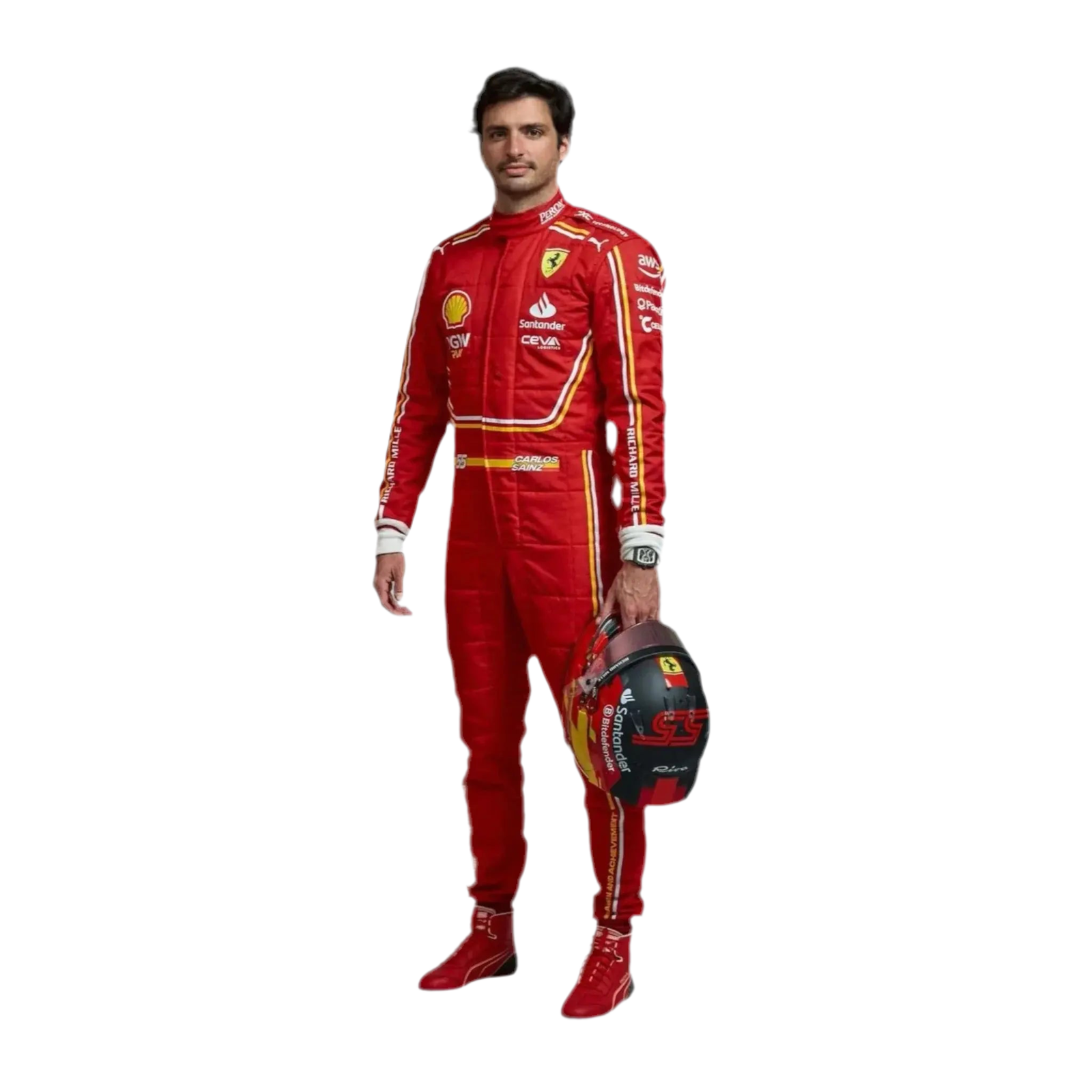 2024 Scuderia Ferrari Replica Race Suit | Official Team Merchandise - Speedxcrafts