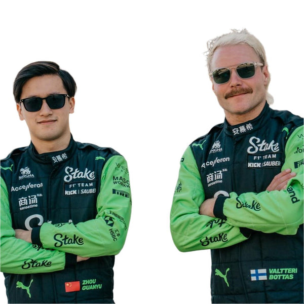 2024 Valtteri Bottas & Zhou Guanyu Replica Race Suit | Sauber F1 Team - Speedxcrafts