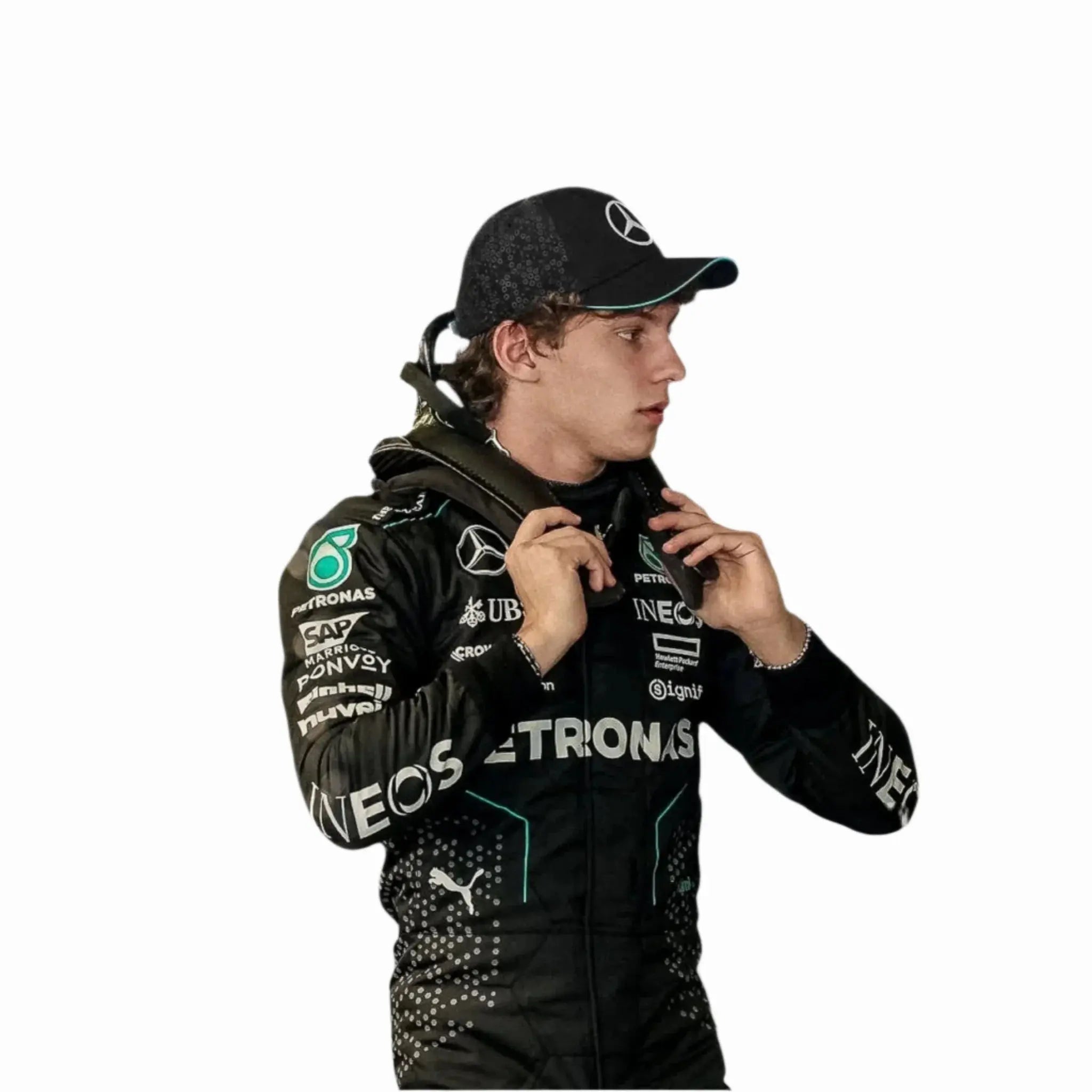2025 Andrea Kimi Antonelli Mercedes F1 Race Suit Speedx Racegear
