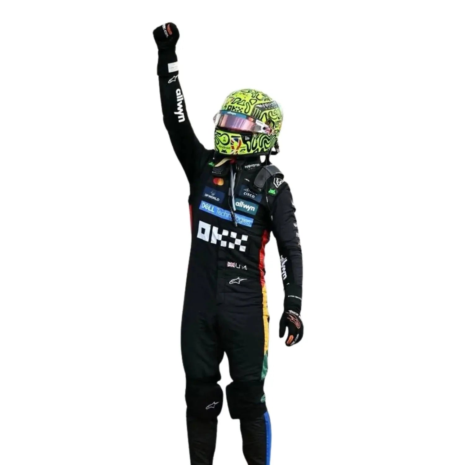 2025 F1 Racing Costume Worn by Lando Norris & Oscar Piastri - Silverstone British GP 