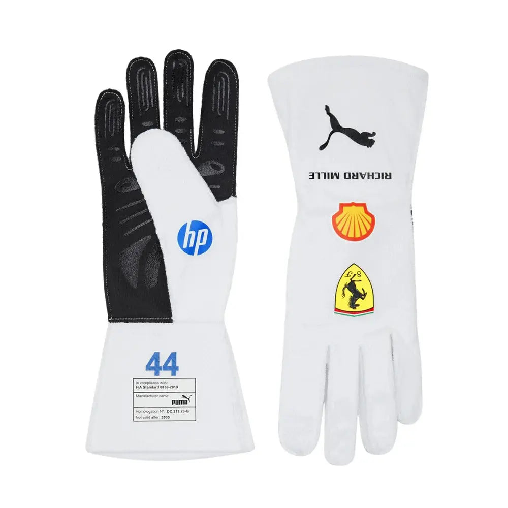 Lewis Hamilton Formel-1-Rennhandschuhe für den Miami GP 2025 – Speedx Crafts