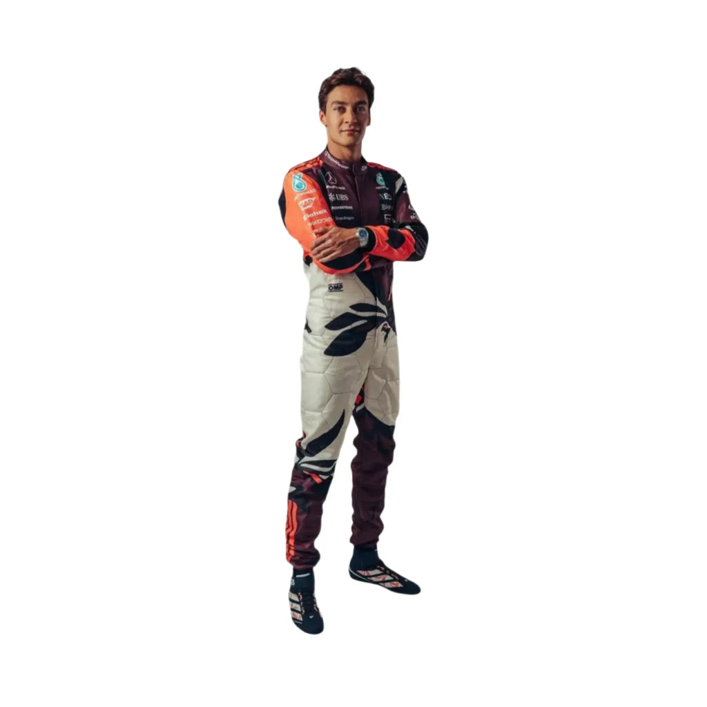 2025 Mercedes F1 Team Miami GP Go-Kart Racing Suit Speedx Racegear