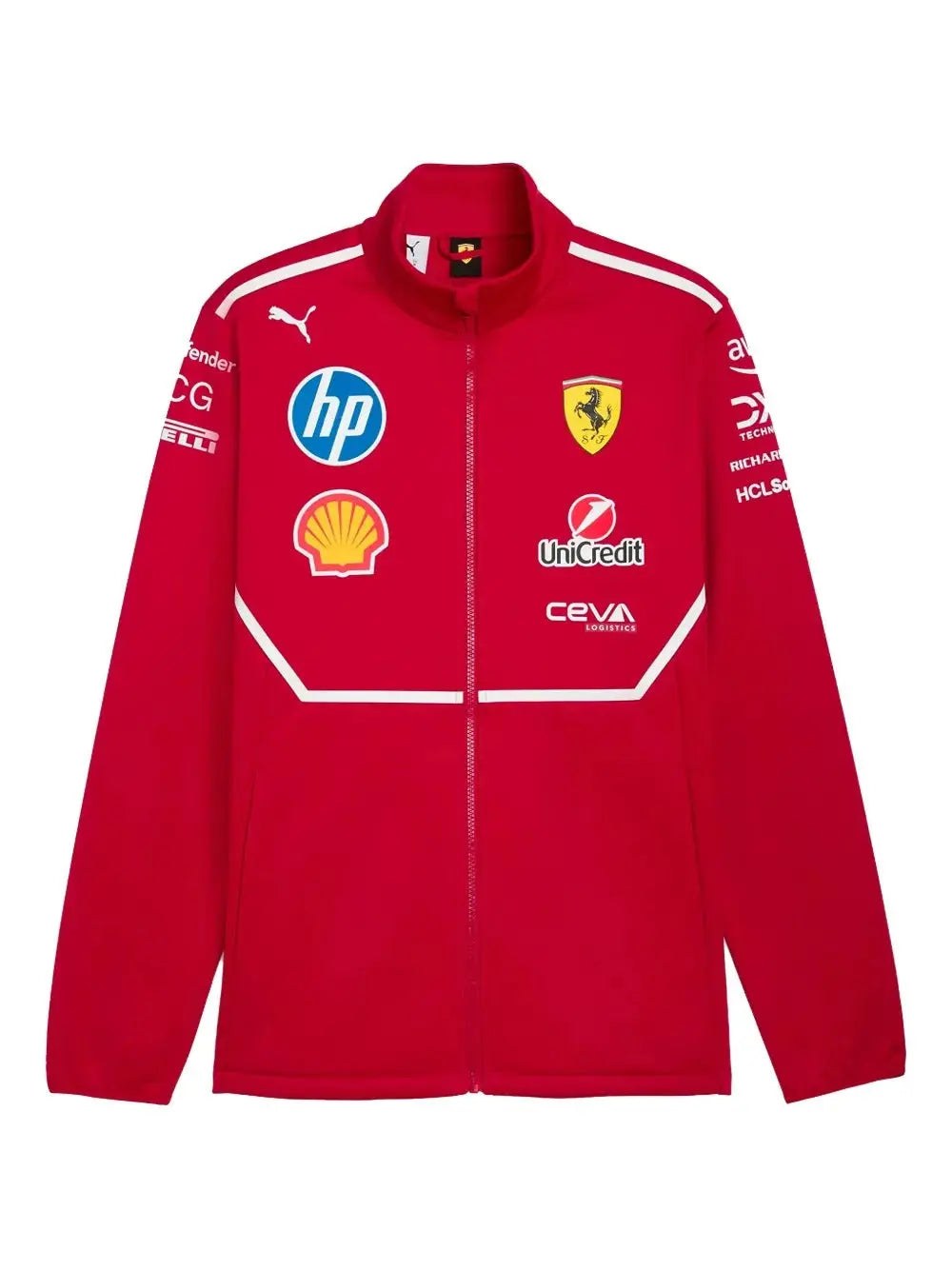 2025 Scuderia Ferrari F1 Team Softshell zip jacket