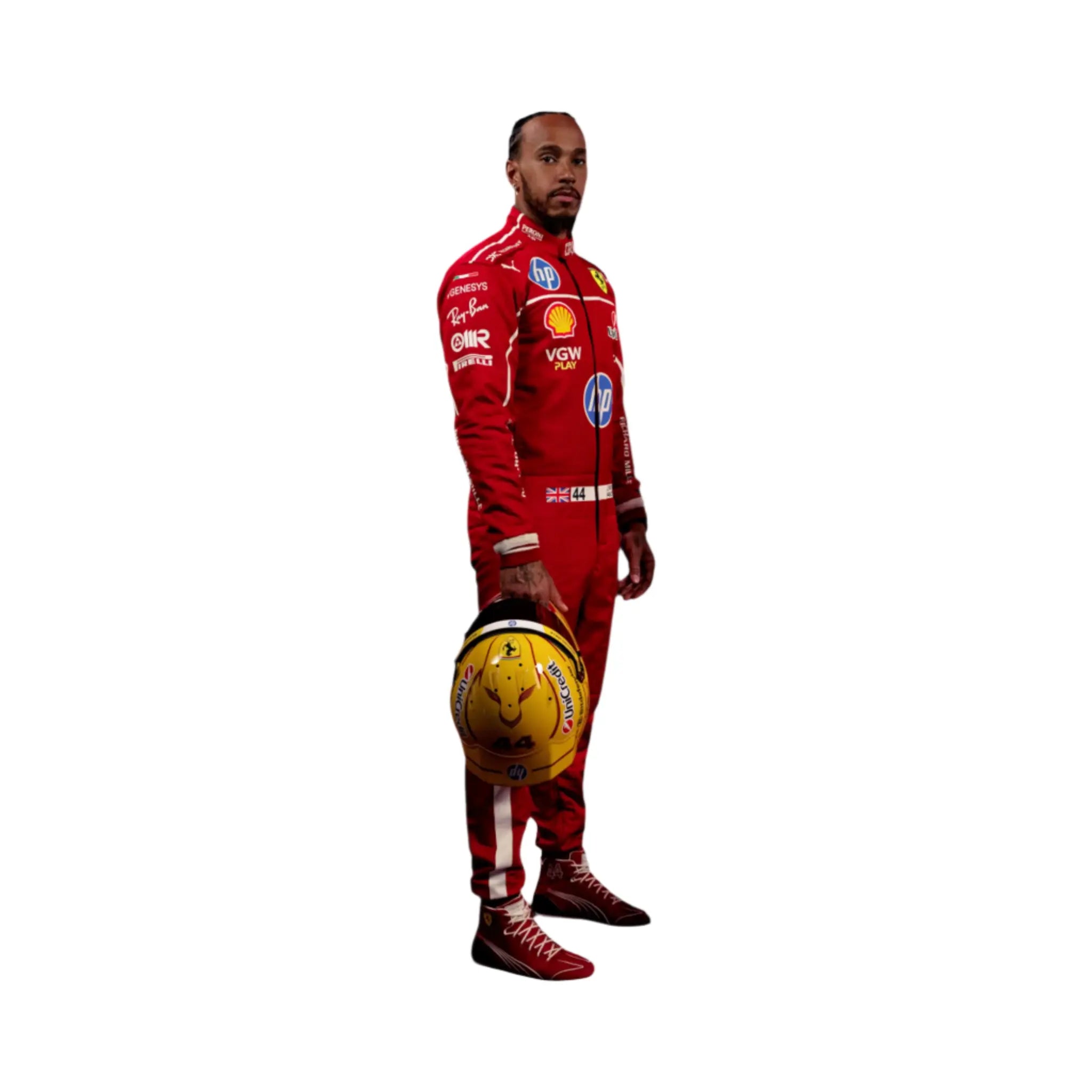 2025 Scuderia Ferrari HP Go-Kart Racing Suit Replica | F1 Team Edition Speedx Racegear