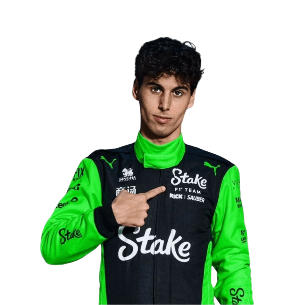 2025 Gabriel Bortoleto Go-Kart Racing Suit Replica | Kick Sauber F1 Team Speedx Racegear