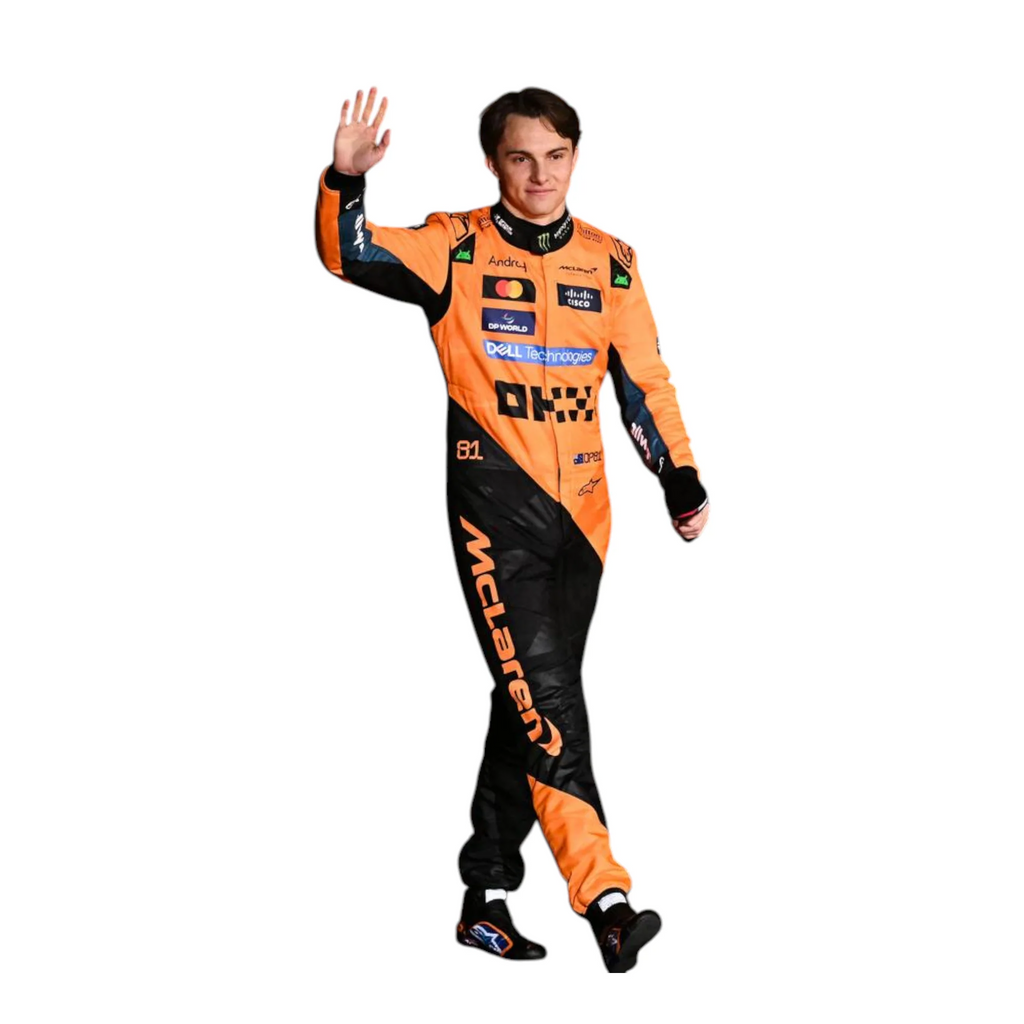 2025 Oscar Piastri McLaren F1 Team Racing Suit Speedxkarting