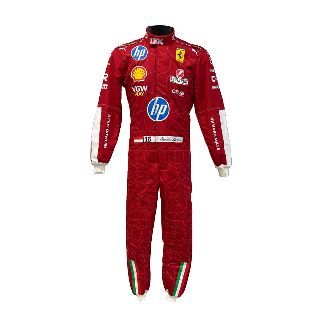 2025 Charles Leclerc Scuderia Ferrari HP Monza GP F1 Race Suit