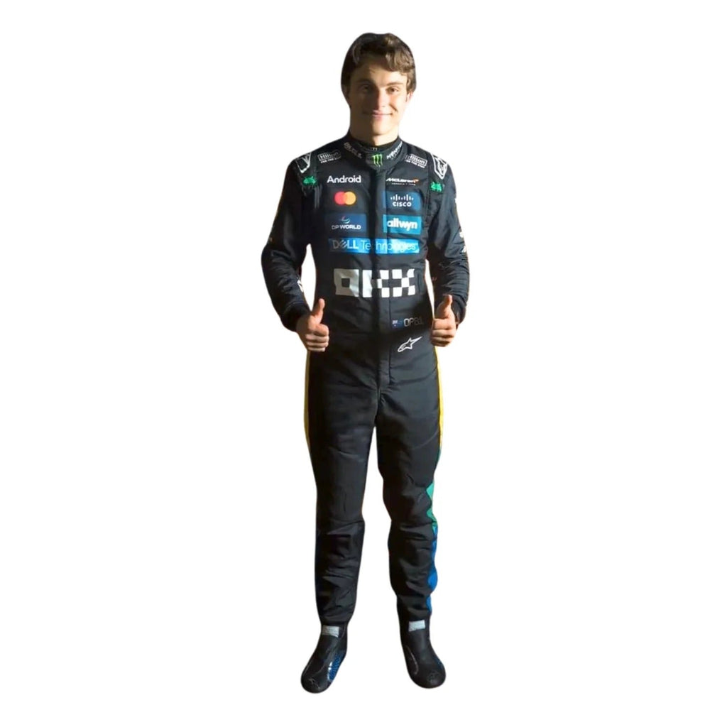 2025 F1 Racing Costume Worn by Lando Norris & Oscar Piastri - Silverstone British GP 