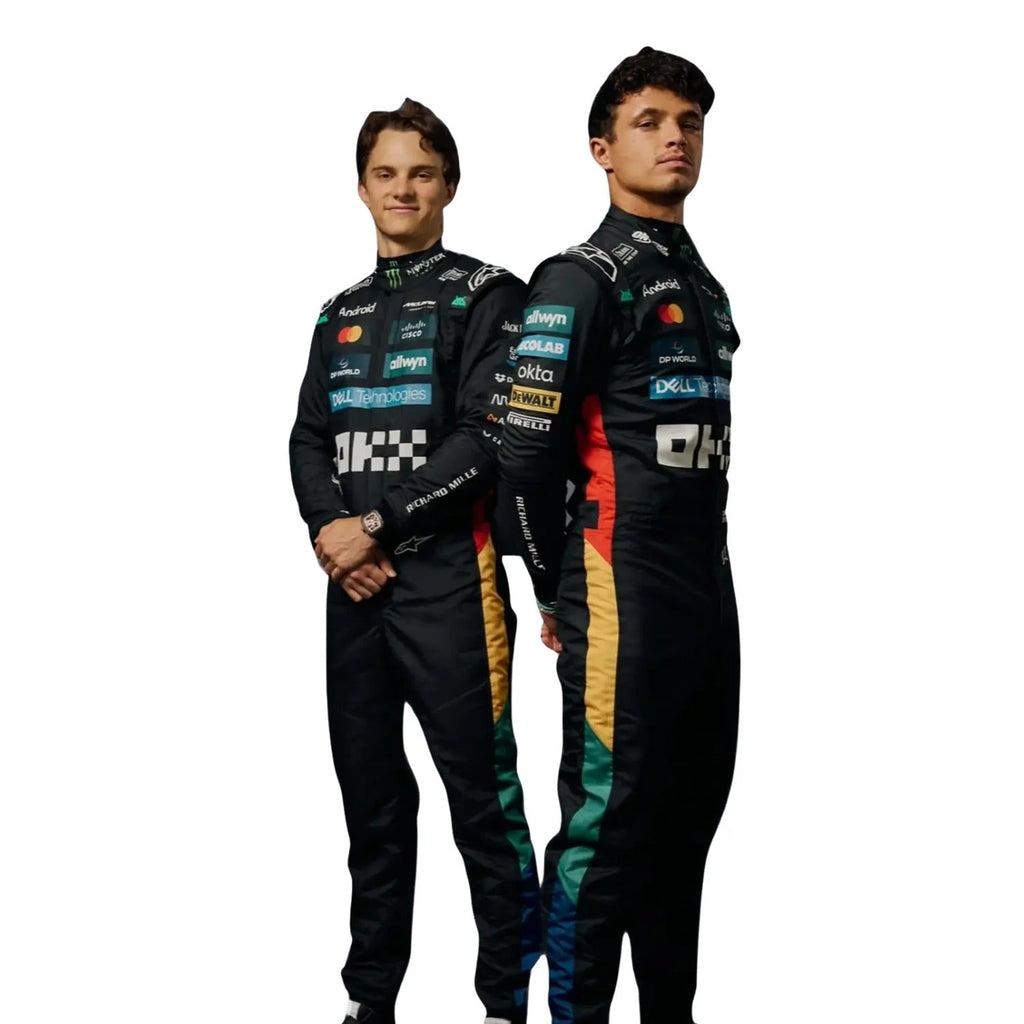 2025 F1 Racing Costume Worn by Lando Norris & Oscar Piastri - Silverstone British GP 