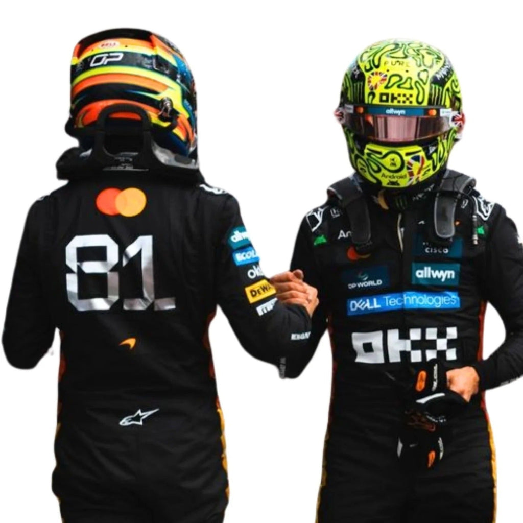 2025 F1 Racing Costume Worn by Lando Norris & Oscar Piastri - Silverstone British GP 