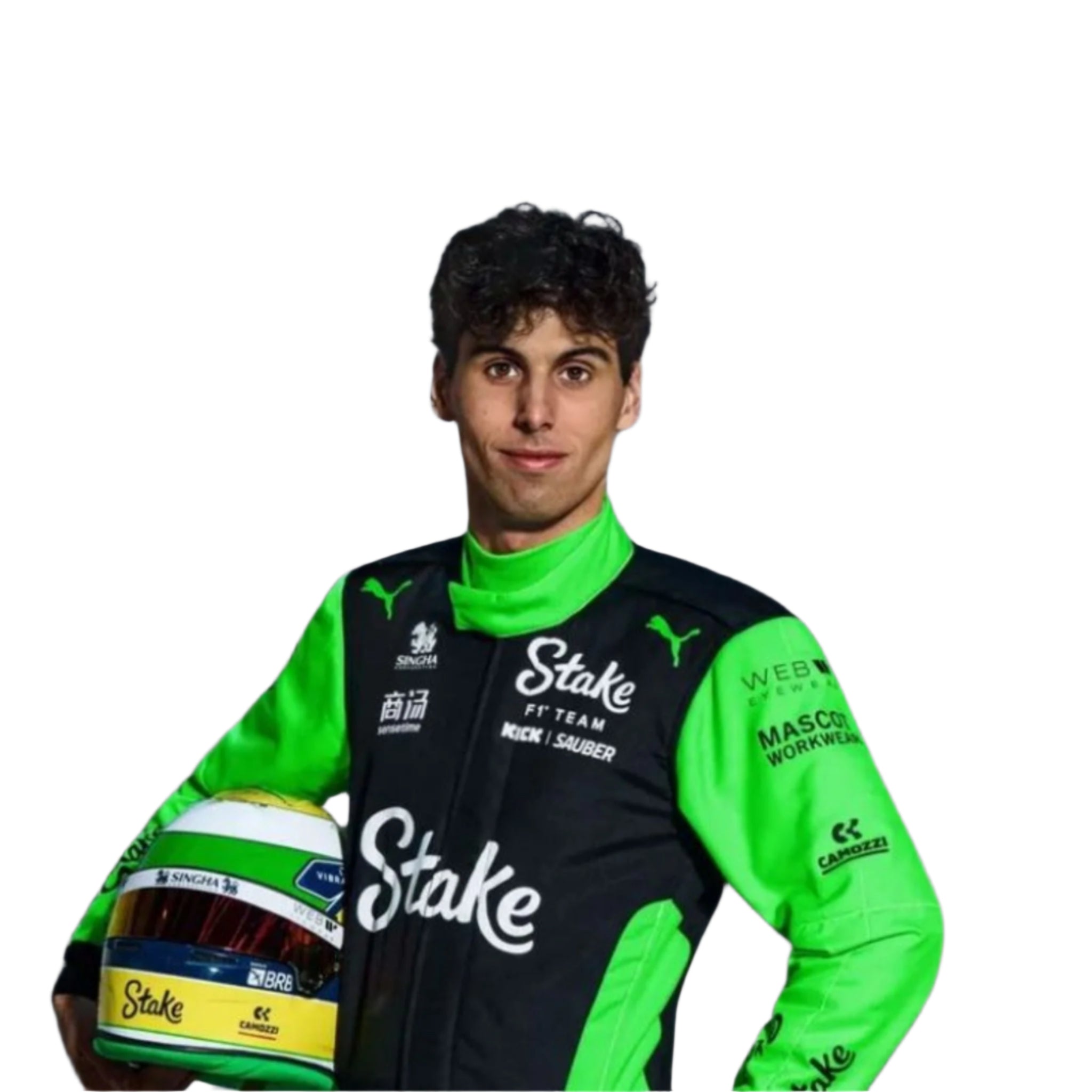 2025 Gabriel Bortoleto Go-Kart Racing Suit Replica | Kick Sauber F1 Team Speedx Racegear