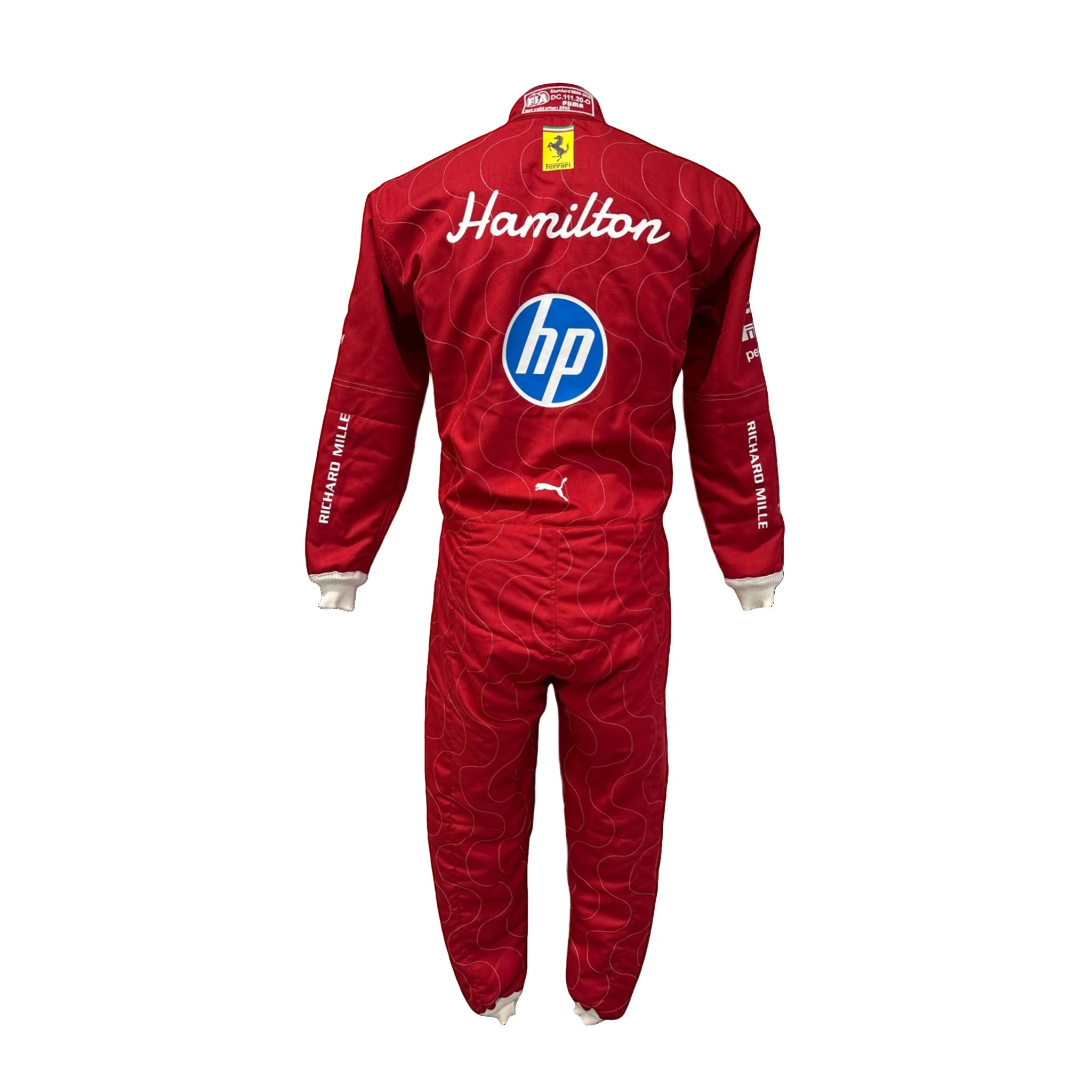 2025 Lewis Hamilton Scuderia Ferrari HP Monza GP F1 Race Suit