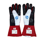 2025 Lewis Hamilton Used and Signed Ferrari Race Gloves Speedxkarting