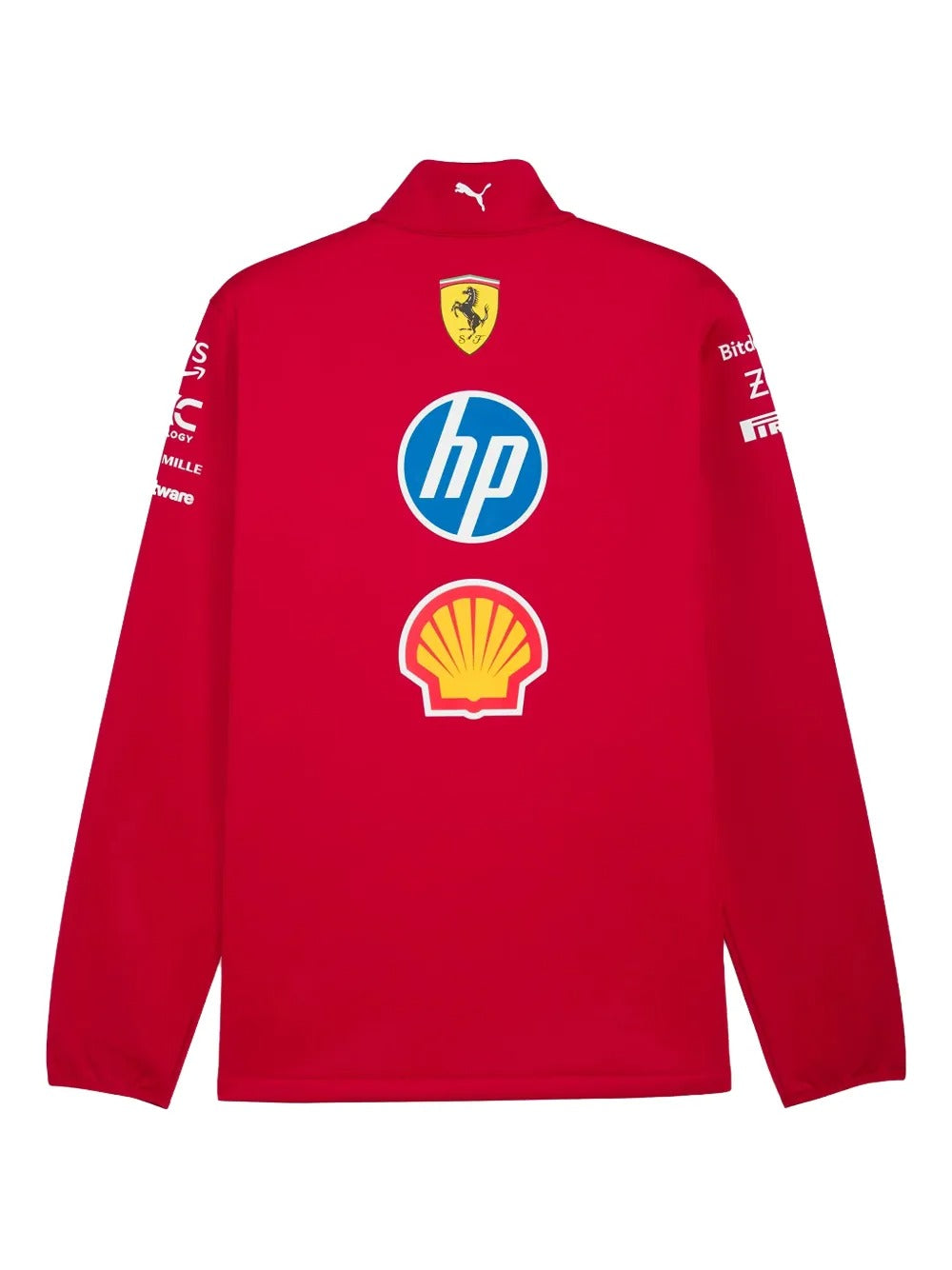 2025 Scuderia Ferrari F1 Team Softshell zip jacket