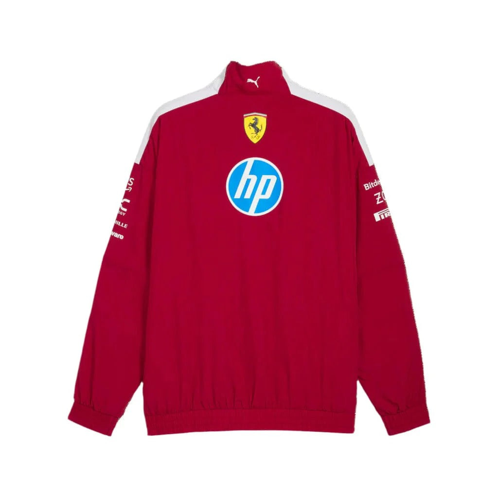 2025 Scuderia Ferrari F1 Team T7 Oversized Jacket - Dark Cherry
