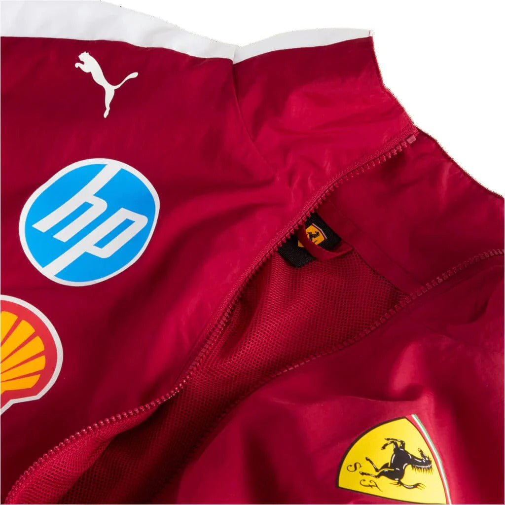 2025 Scuderia Ferrari F1 Team T7 Oversized Jacket - Dark Cherry