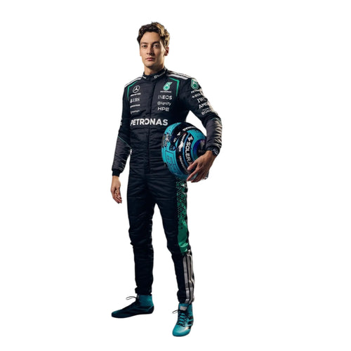 2026 George Russell Mercedes Replica Suit - Speedx Crafts