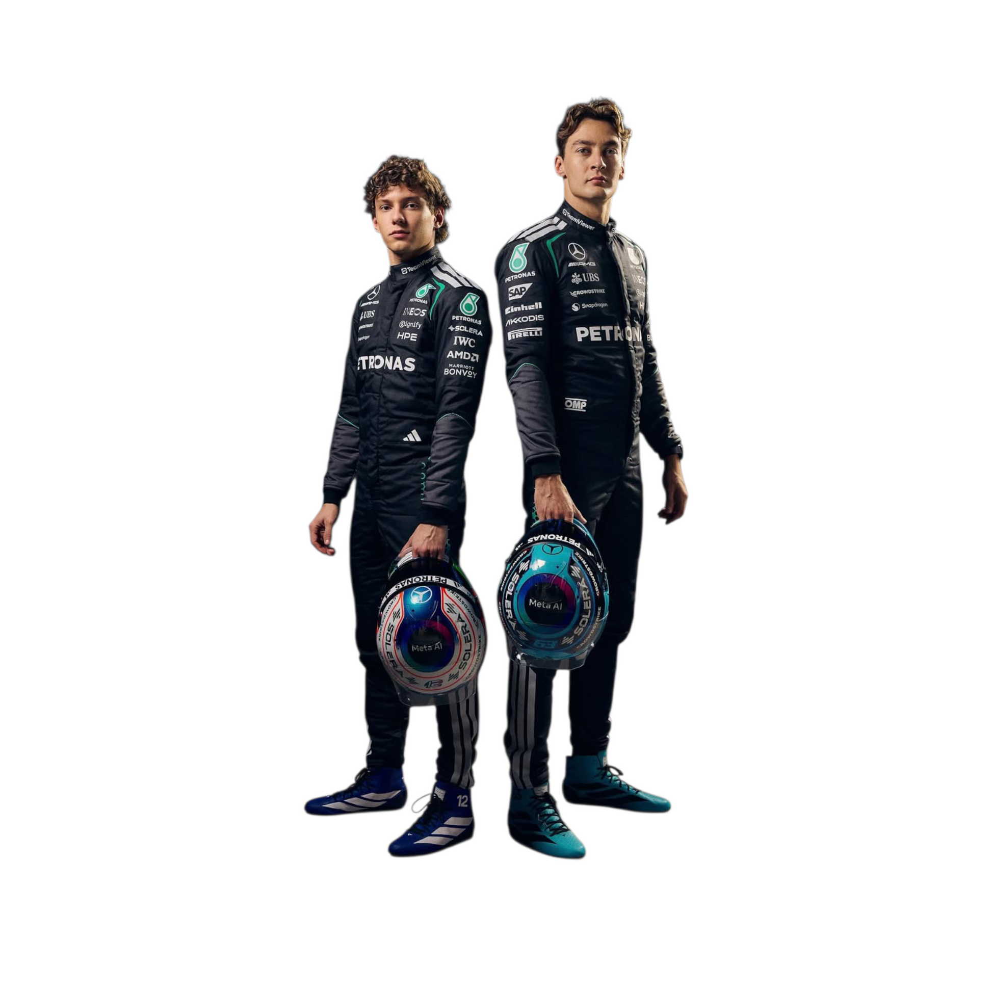 2026 Andrea Kimi Antonelli & George Russell Mercedes Replica Suit