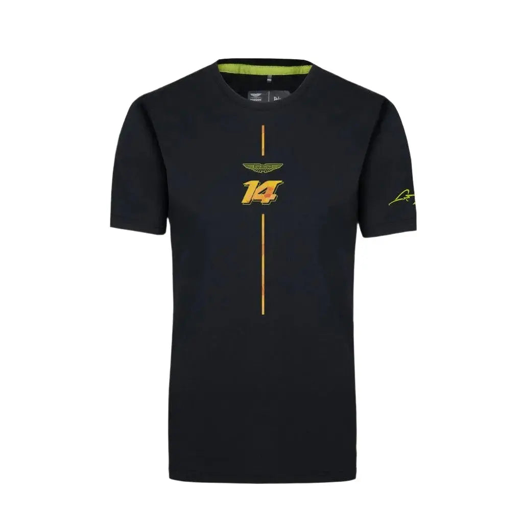 AMF1 Fernando Alonso Limited Edition T-Shirt - Black - Speedxcrafts