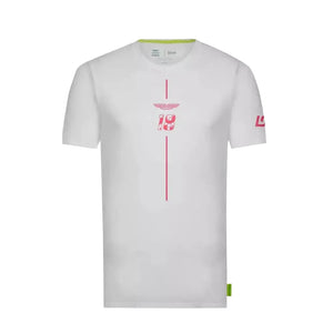 AMF1 Lance Stroll Limited Edition T-Shirt - White - Speedxcrafts