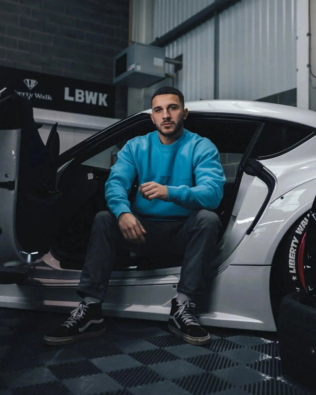 Aquatic Blue Speedco Crew Neck - Comfortable Casual Wear - Speedxcrafts