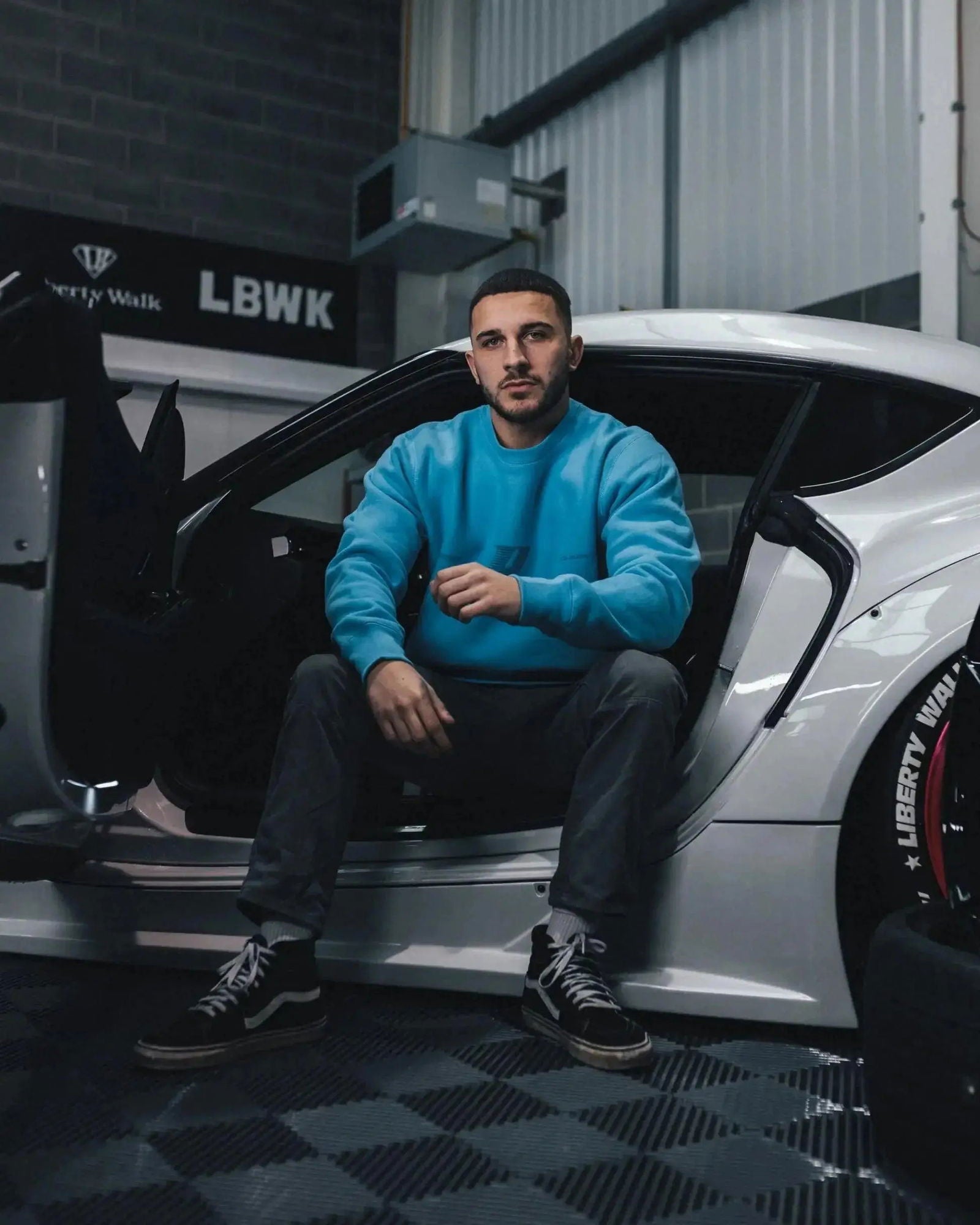 Aquatic Blue Speedco Crew Neck - Comfortable Casual Wear - Speedxcrafts