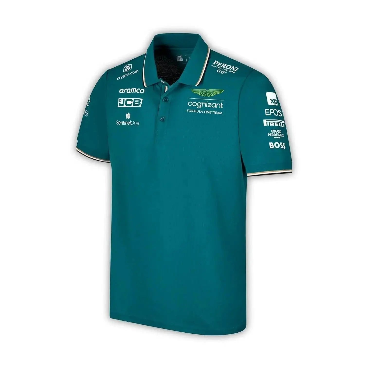 Aston Martin F1 2023 Official Team Polo - Speedxcrafts