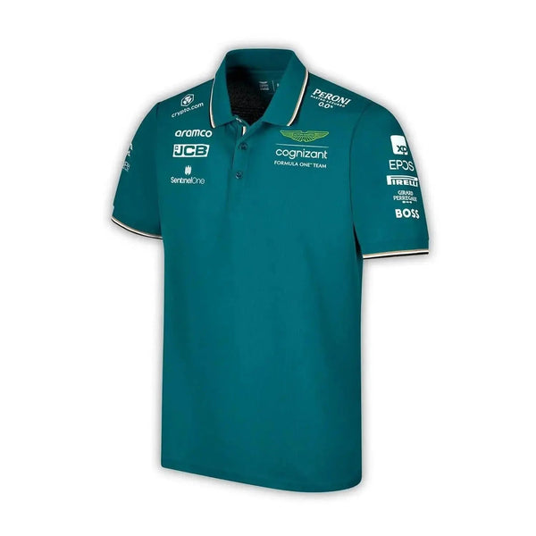 Aston Martin F1 2023 Official Team Polo - Speedxcrafts