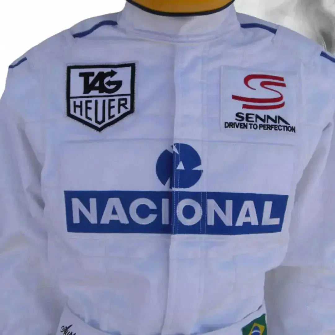 Ayrton Senna 1993 PARIS BERCY Replica Racing Suit - Speedxcrafts