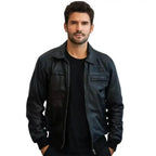 Ayrton Senna McLaren Leather Jacket Three Times World Champion - Speedxcrafts