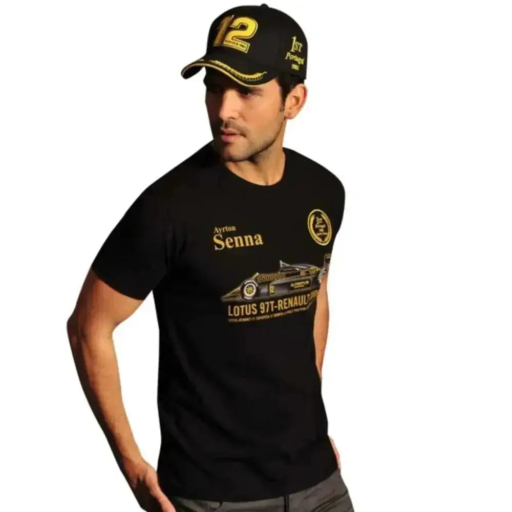 Ayrton Senna T-Shirt 1st Victory Portugal - Speedxcrafts