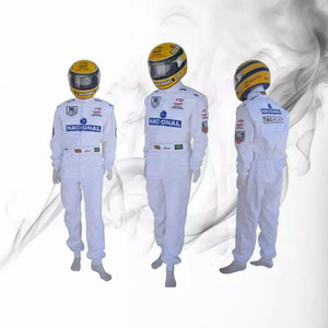 Ayrton Senna 1993 PARIS BERCY Replica Racing Suit - Speedxcrafts