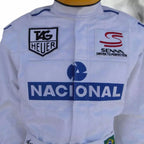 Ayrton Senna 1993 PARIS BERCY Replica Racing Suit - Speedxcrafts
