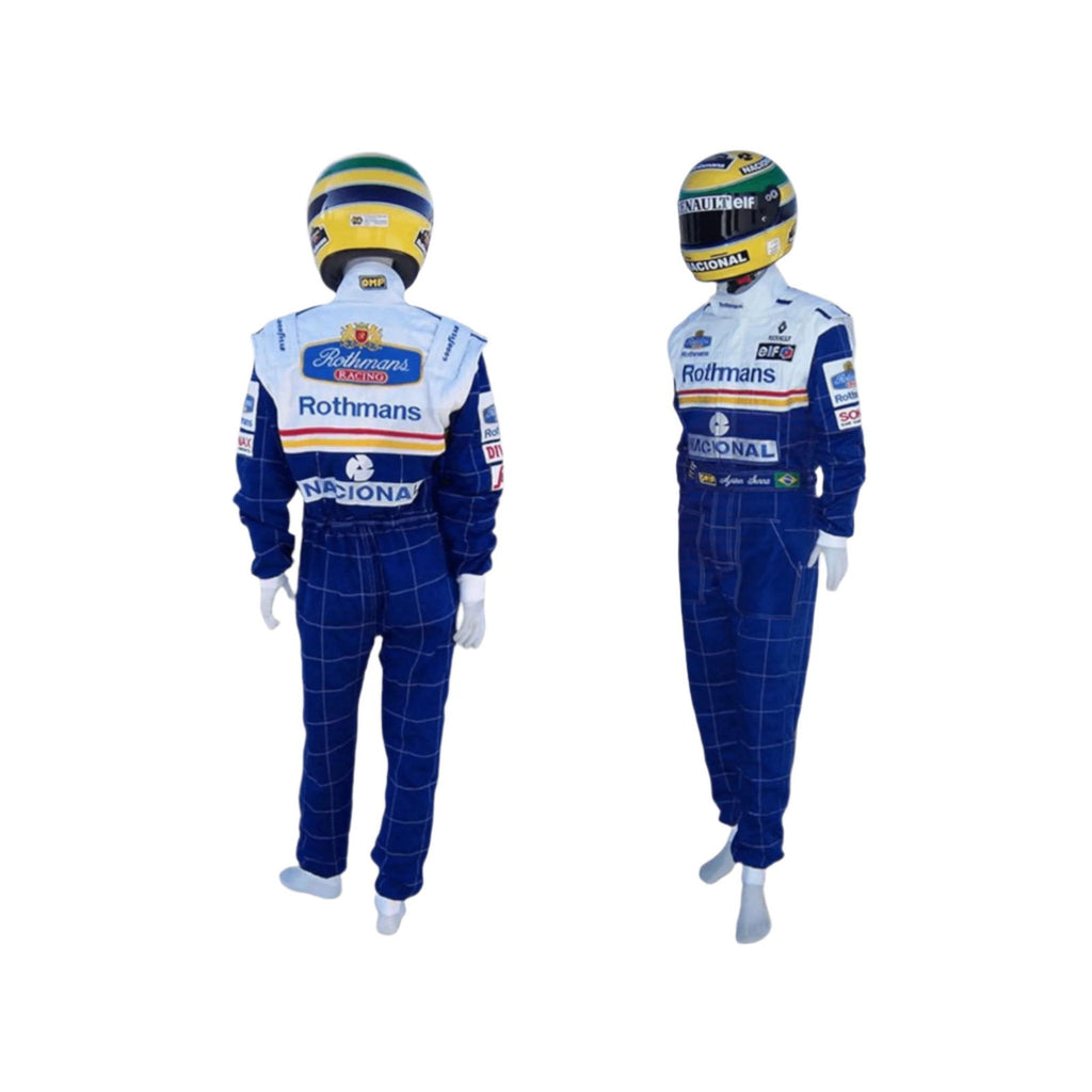 Ayrton Senna 1994 Racing Suit | Williams F1 Rothmans - Speedxcrafts
