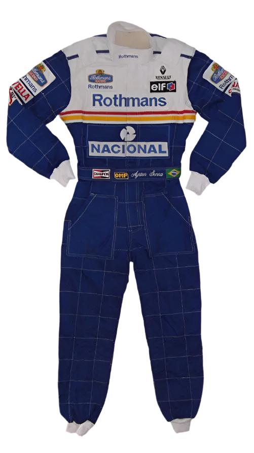Rothmans Nacional Ayrton Senna ジャージ Ayrton Senna 1994 Racing Suit | Williams F1 Rothmans – Speedx Crafts