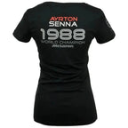 Ayrton Senna Ladies T-Shirt McLaren World Champion 1988 - Speedxcrafts