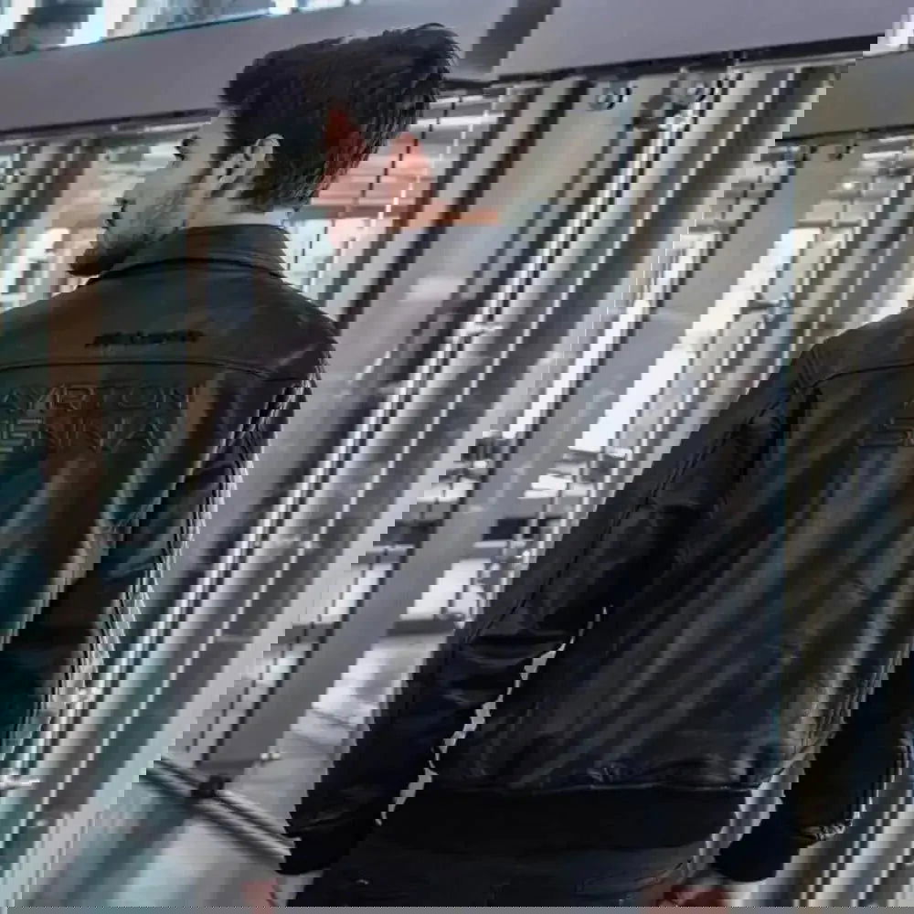 Ayrton Senna McLaren Leather Jacket Three Times World Champion - Speedxcrafts