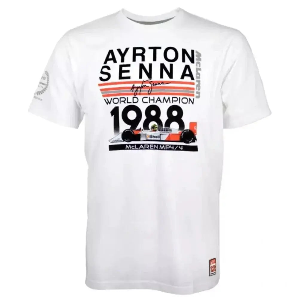 Ayrton Senna T-Shirt World Champion 1988 McLaren - Speedxcrafts