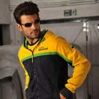 Ayrton Senna Zip Hoodie Helmet - Speedxcrafts
